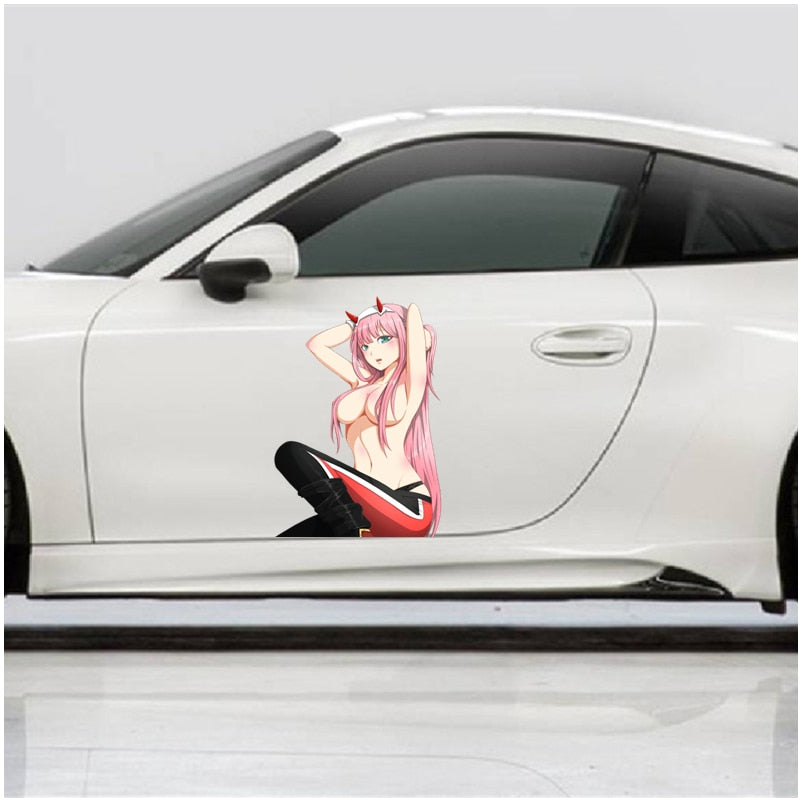 Kawai anime girl Sticker | Bikin Anime girl stickers | swimsuit, underwear, car stickers decal anime cute car accessories decoration