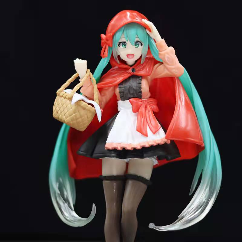 Anime Action Figures Little Red Riding Hood Hatsune Miku Figurine Model Toys for Boys Christmas Gift Cartoon Free Shipping Items