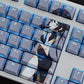 108 Keys/set Blue Archive Kisaki Backlik Keycap PBT 5 Sides Dye Subbed Keycaps Cartoon Anime Gaming Key Caps For ANSI Layout