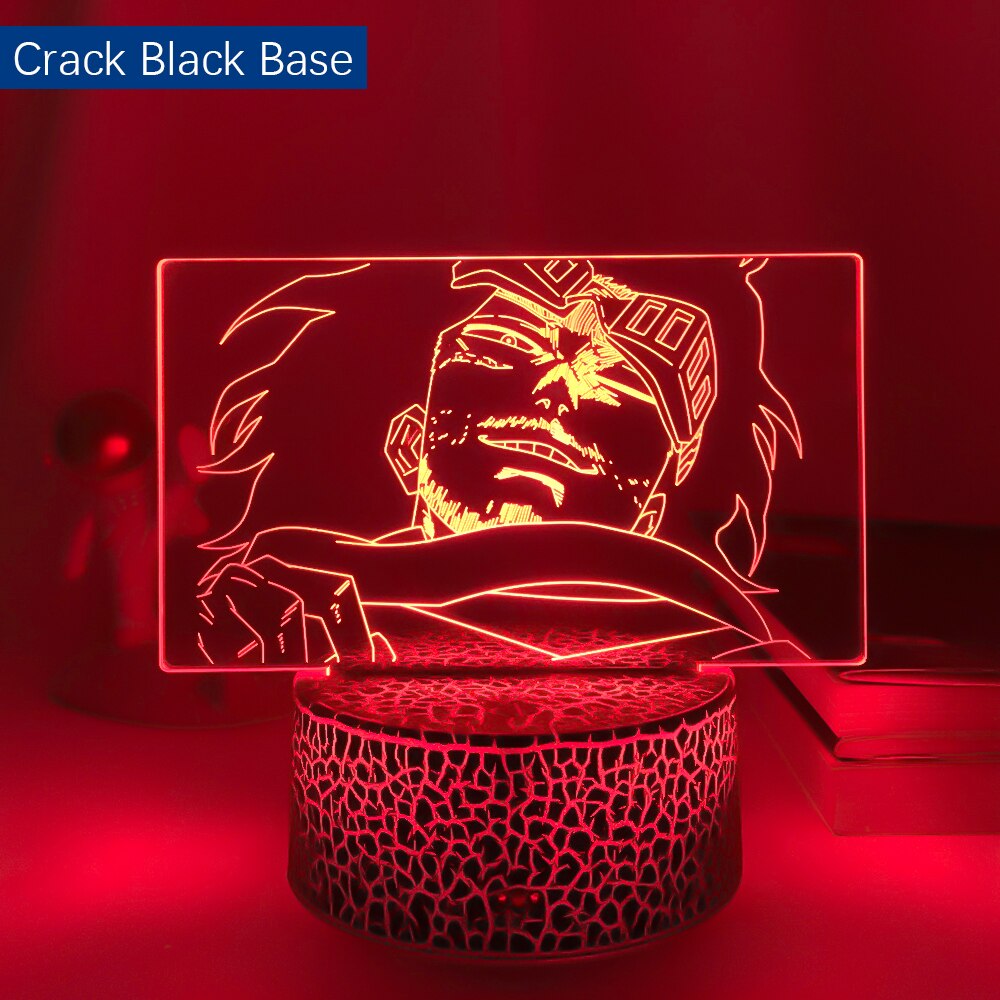 Anime 3d Lamp My Hero Academia Shota Aizawa for Bedroom Decorative Nightlight Birthday Gift Manga Led Night Light Eraserhead