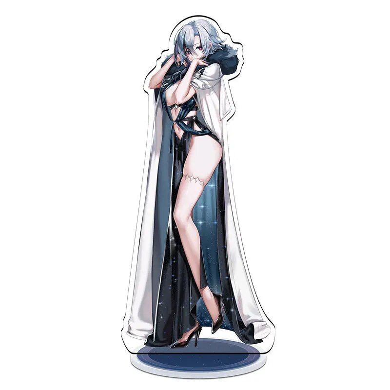 EEEE) Factory Sales Anime Figure Genshin Impact Yae Miko Yelan Acrylic Stand Model Plate Desk Decor Standing Sign Fans Dress