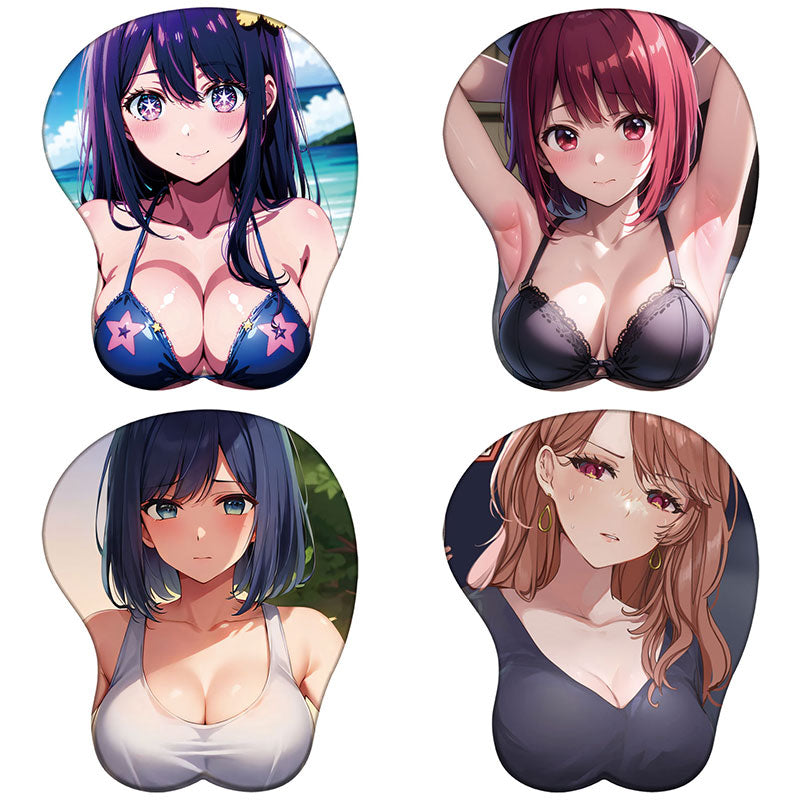 Anime OSHI NO KO Hoshino Ai Figure 3d Girl Soft Gel Gaming Mouse Pad Mousepad Wrist Rest 4776 Gifts Man Toy