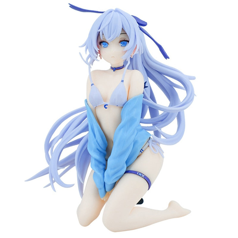 15cm Anime KonoSuba God Blessing On This Wonderful World Action Figure Aqua Swimsuit Kawaii Girl Doll PVC Collectible Model Toy