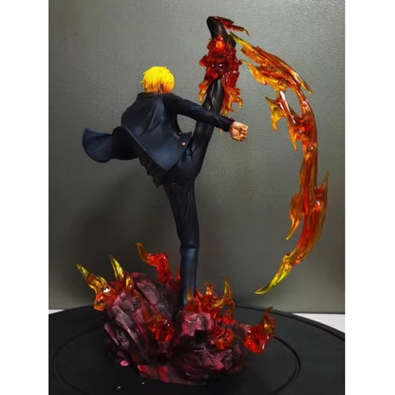 30CM Anime One Piece Figure GK Diable Jambe Vinsmoke Sanji Action Figure A Taste of Straw Sanji PVC Collection Model Toy