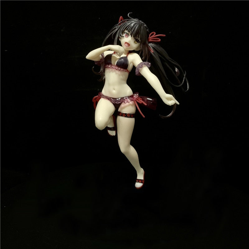 21cm Date A Live Tokisaki Kurumi Anime Figure Sexy Swimsuit Girl PVC Aldult Action Figure DesktopDecoration Collection Model Toy