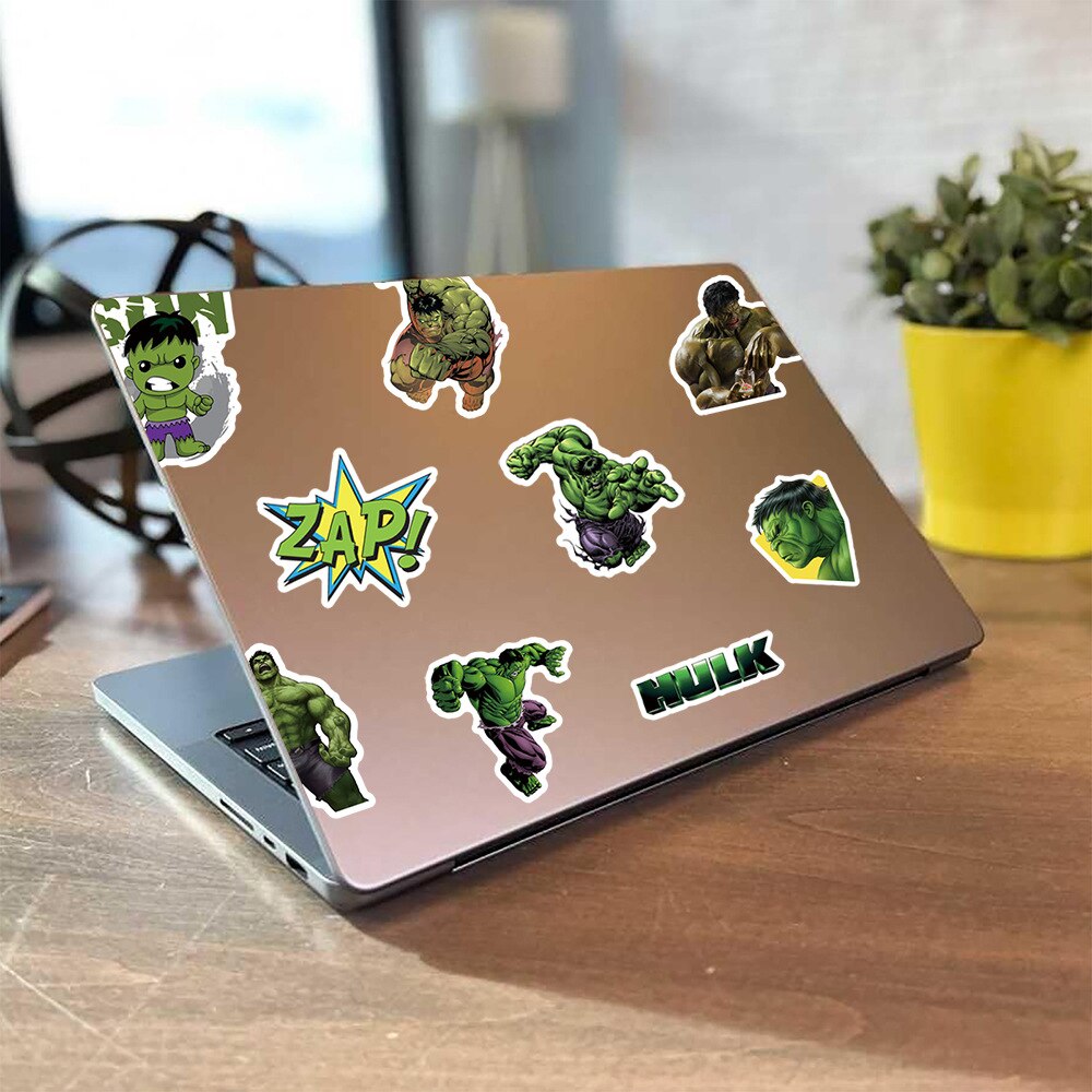 10/30/50Pcs Disney Marvel The Hulk Stickers Man Skateboard Luggage Laptop Guitar Waterproof Sticker Kids Toys gift