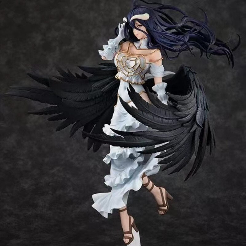 30cm Overlord IV Albedo Wing Anime Girl Figure Overlord Albedo Sobin Action Figure Adult Collectible Model Doll Toys