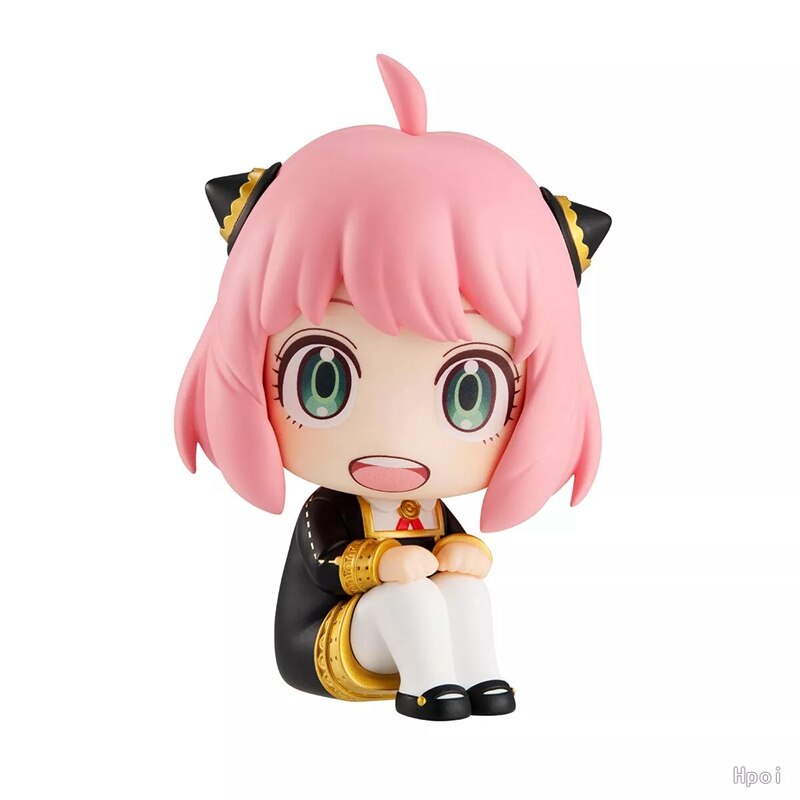 Anime SPY×FAMILY Anya Forger Figure 12CM PVC Sitting Posture Cute Model Dolls Box-packed Cartoon Toy Gift Ornament