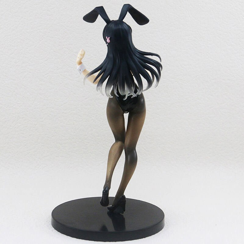 22cm Anime Rascal Does Not Dream Of Bunny Girl Senpai Action Figure Sakurajima Mai Silk Sexy Bunny Girl Collectible Model Toy