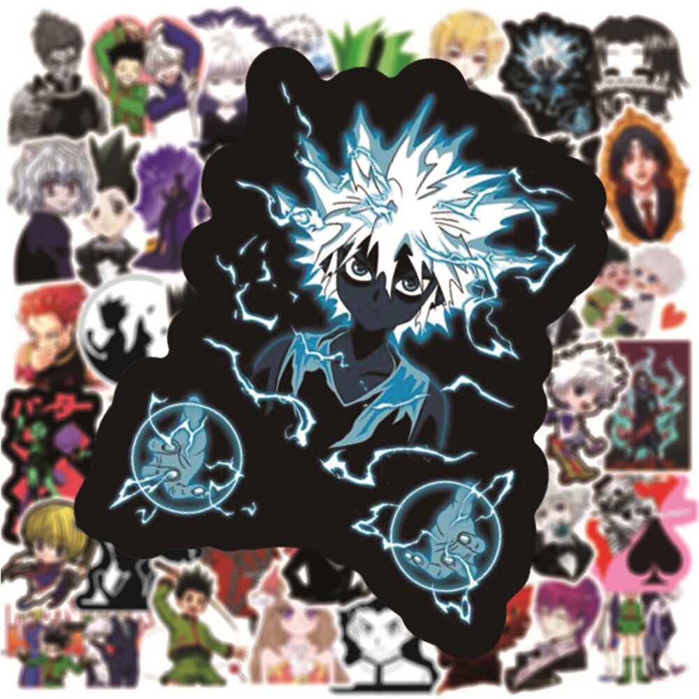 10/30/50PCS Anime HUNTER×HUNTER Stickers Cartoon Decals Classic Toy DIY Suitcase Skateboard Bike Scrapbook Cool Sticker Kids Toy