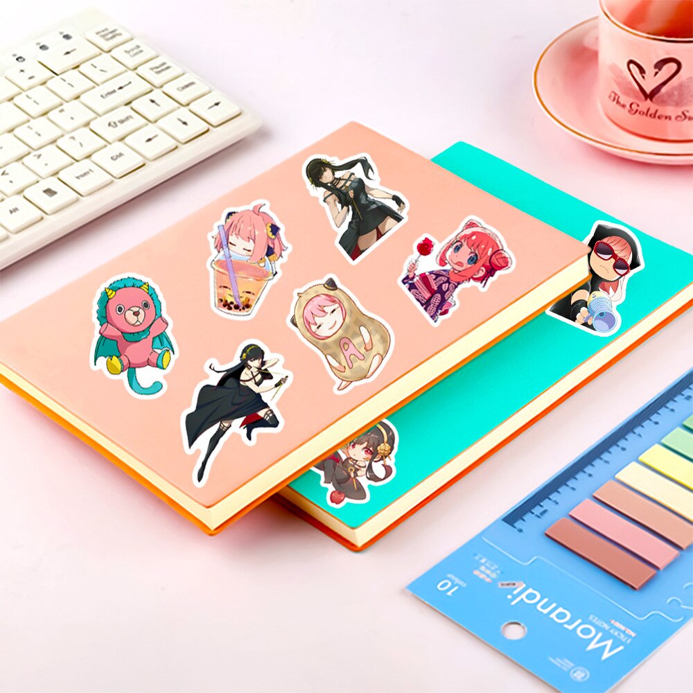 10/30/50PCS Anime SPY FAMILY Stickers Cartoon Funny Wall Decals for Kids DIY Laptop Luggage Phone Skateboard Cute Sticker Toys