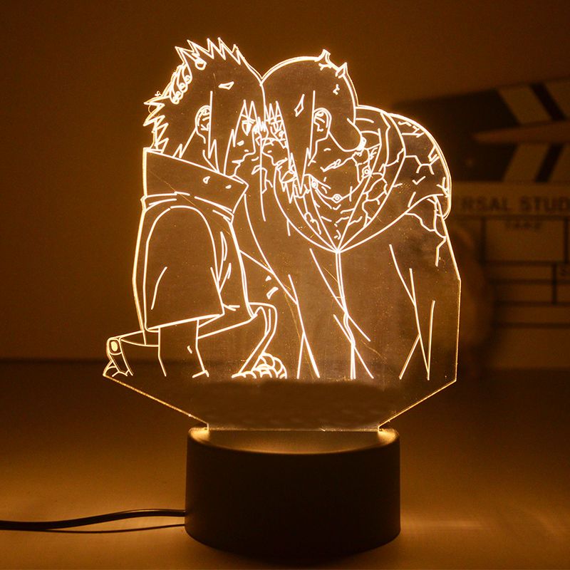 Anime Naruto 3D Night Light 2022 Acrylic Lamp LED Night Light Anime Figure Room Decoration LED Desk Lamp Birthday Gifts