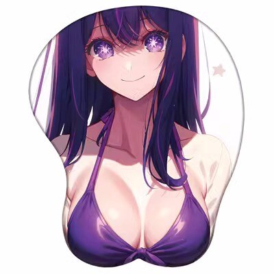 Anime OSHI NO KO Hoshino Ai Figure 3d Girl Soft Gel Gaming Mouse Pad Mousepad Wrist Rest 4776 Gifts Man Toy