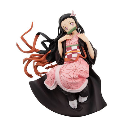 Mini Nezuko Figure Demon Slayer Kimetsu No Yaiba One More Palm Size Nezuko Kamado Chan Action Figure PVC Car Model Toys