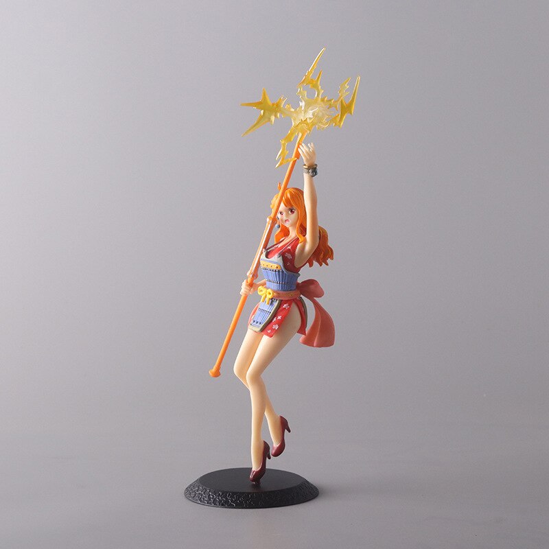 23cm One Piece Anime Figures Nami Beauty Girl Standing Action Figure PVC Collectible Model Doll Ornaments Toys Children&#39;s Gifts