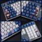 108 Keys/set 5 Sides PBT Dye Subbed Keycaps Cartoon Anime Gaming Key Caps Cherry Profile Keycap For Genshin Impact Ganyu