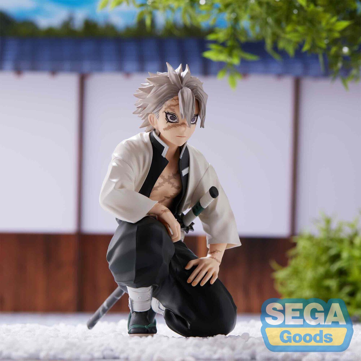 Pre-sale Demon Slayer Shinazugawa Sanemi Pillar Meeting Anime Figure Pvc Model Toy Desktop ornaments Cartoon Model Collectibles