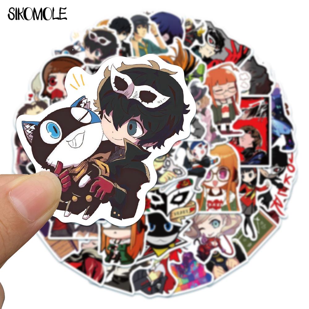 10/30/50PCS Japan Anime Persona 5 Game Cartoon Stickers Motorcycle Luggage Laptop Skateboard Bicycle Decals Graffiti Sticker F5