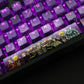 108 Keys/set 5 Sides PBT Dye Subbed Keycaps Cartoon Anime Gaming Key Caps Backlit Keycap For Overlord Albedo