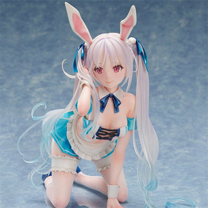 24cm Bunny Girl Chris Aqua Blue Anime Figure 1/4 Scale Chris Aqua Sexy Girls Swimwear Anime Action Figure Model Collection Toys