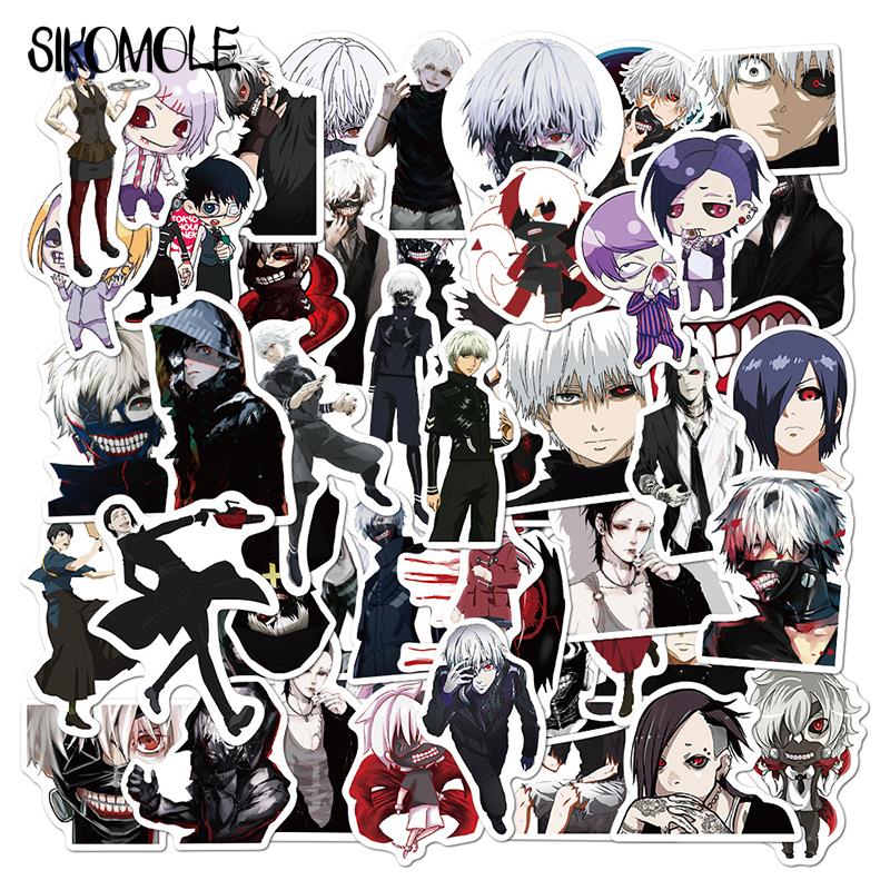 10/30/50PCS Japan Anime Tokyo Ghoul for Luggage Laptop Skateboard Bicycle Backpack Decal Pegatinas Toy Stickers Children Gift F5