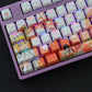 108 Keys/set 5 Sides PBT Dye Subbed Keycaps Cartoon Anime Gaming Key Caps Backlit Keycap For Miss Kobayashi's Dragon Maid