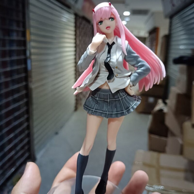 DARLING In The FRANXX Figure Zero Two PVC Anime Action Figurine 25cm Toys Collection Model Doll Christmas Birthday Gifts