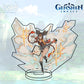 Hot Game Figure Genshin Impact Zhongli Diluc Venti Acrylic Stand Model Plate Desk Decor Standing Sign Klee Keqing Qiqi Fans Gift