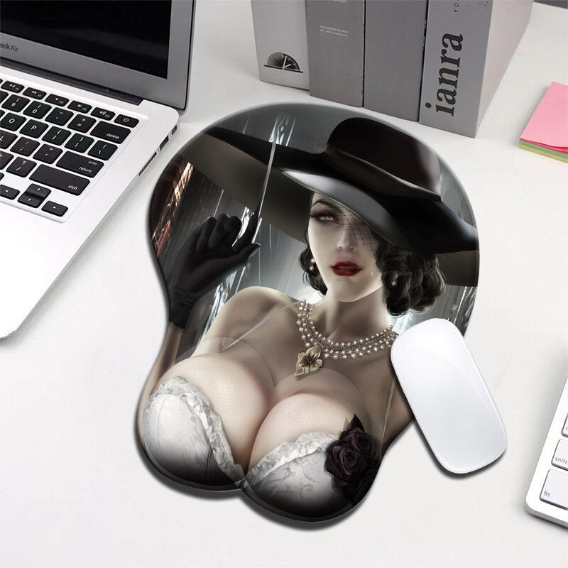 3D Boobs Mousepad | Oppai Ass Tits Mouse Pad | Silicone boobs mousepad