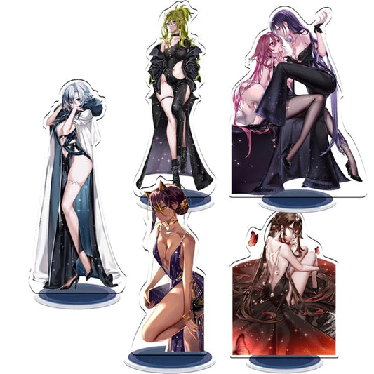 EEEE) Factory Sales Anime Figure Genshin Impact Yae Miko Yelan Acrylic Stand Model Plate Desk Decor Standing Sign Fans Dress