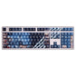 108 Keys/set Kantai Collection Kashima Keycap PBT Dye Subbed Backlit Keycaps Anime Gaming Key Caps For 61 87 104 108 Layout