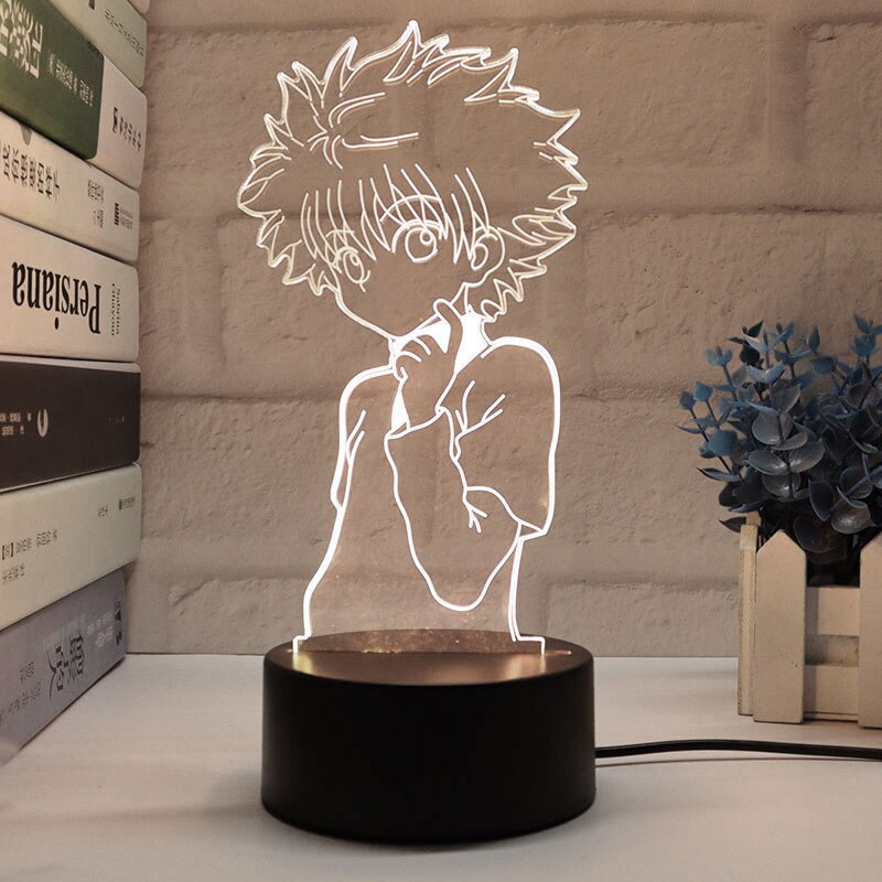 Hunter X Hunter 3D Led Night Light Model Toys Kurapika Figures Children Bed Room Decor Birthday&amp;Christmas Gifts for Kids