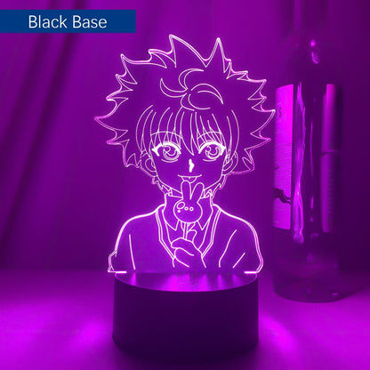 New Anime Hunter X Hunter Killua 3d Led Light for Bedroom Decor Nightlight Birthday Gift Acrylic Led Night Lamp Hxh Cute Killua