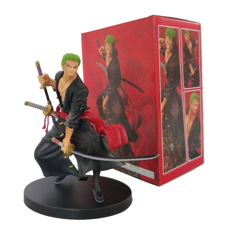 15cm One Piece Anime Figures Roronoa Zoro Katana Sword Weapon PVC Action Figure Collection Model Doll Ornaments Toys Kids Gifts