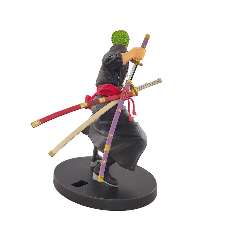 15cm One Piece Anime Figures Roronoa Zoro Katana Sword Weapon PVC Action Figure Collection Model Doll Ornaments Toys Kids Gifts