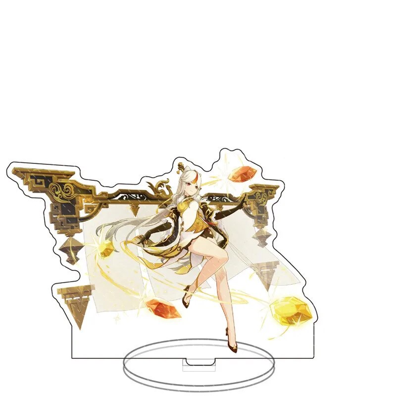 Anime Genshin Impact Figure Arataki Itto Gorou Raiden Shogun Acrylic Stand Model Plate Desk Decor Standing Sign Fans Gifts New