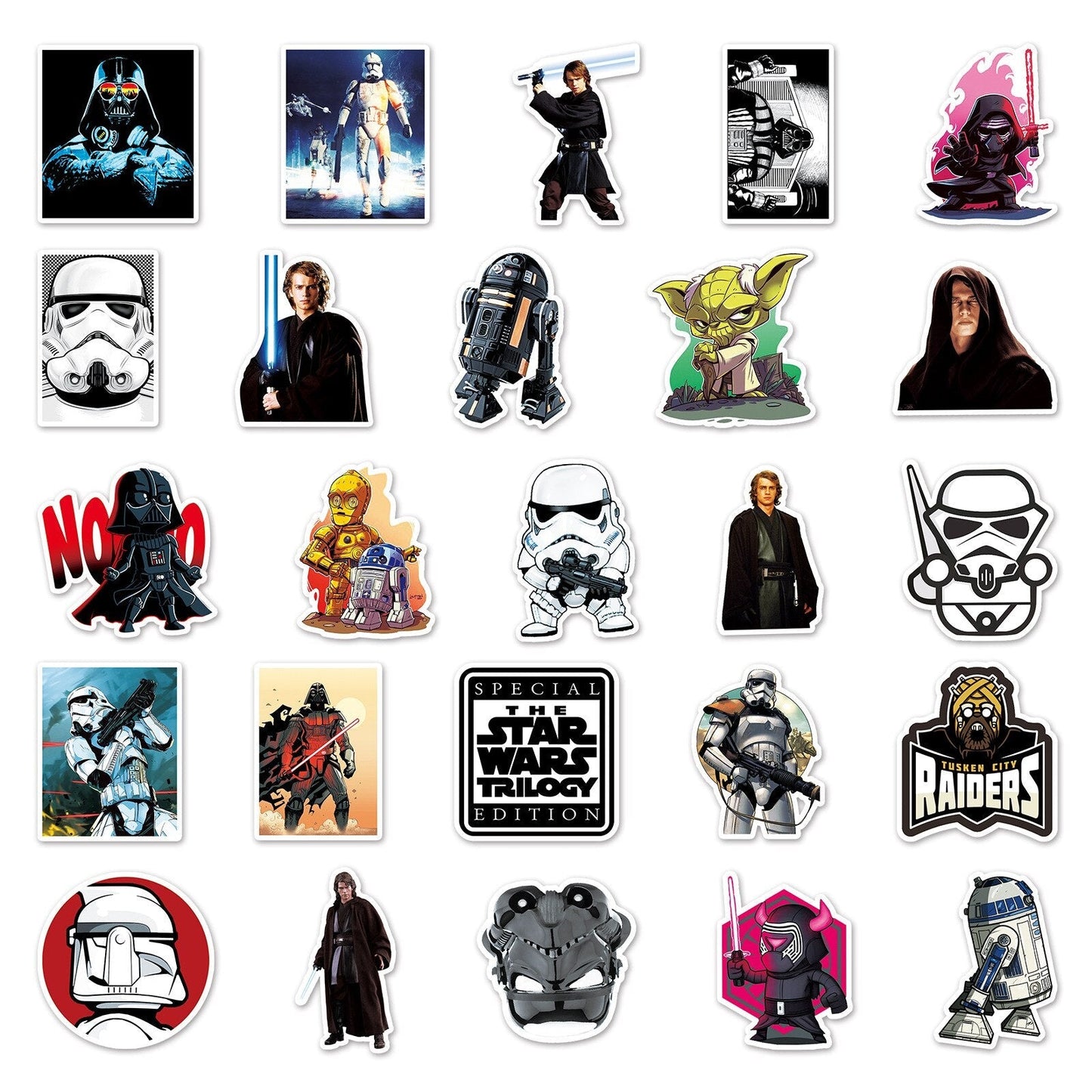 10/30/50PCS Cool Disney Star Wars Stickers Funny Waterproof Skateboard Luggage Laptop Guitar Stationery Sticker Kids Toys Gift