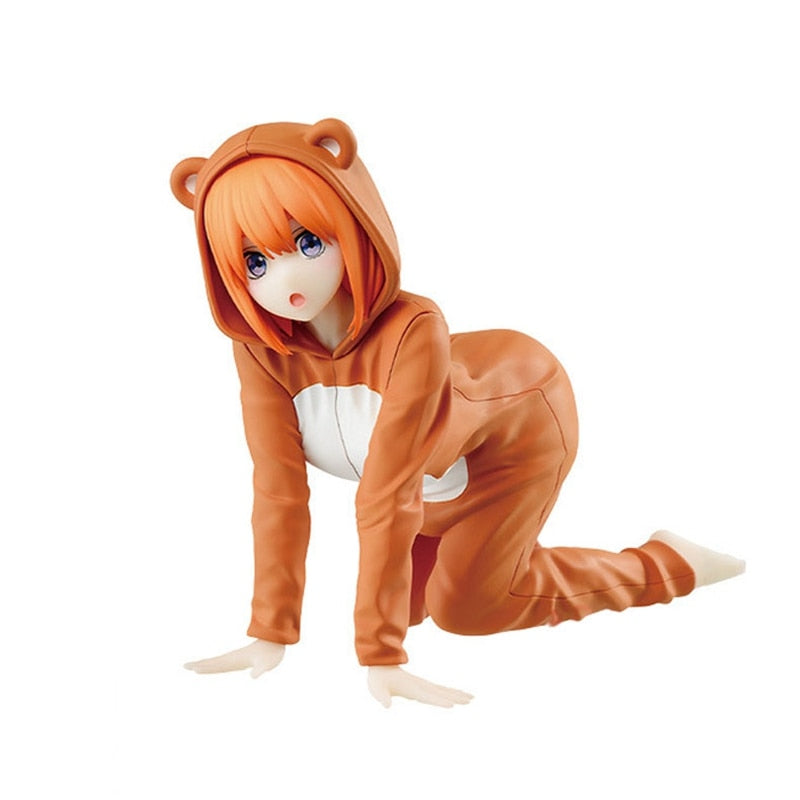 11-22CM Anime Figure The Quintessential Quintuplets Nino Pillow Sitting Position Pajamas Model Dolls Toy Gift Collect Box PVC