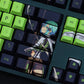 108 Keys/set PBT Dye Subbed Keycaps Cartoon Anime Gaming Key Caps Cherry Profile Keycap For Sword Art Online Asada Shino