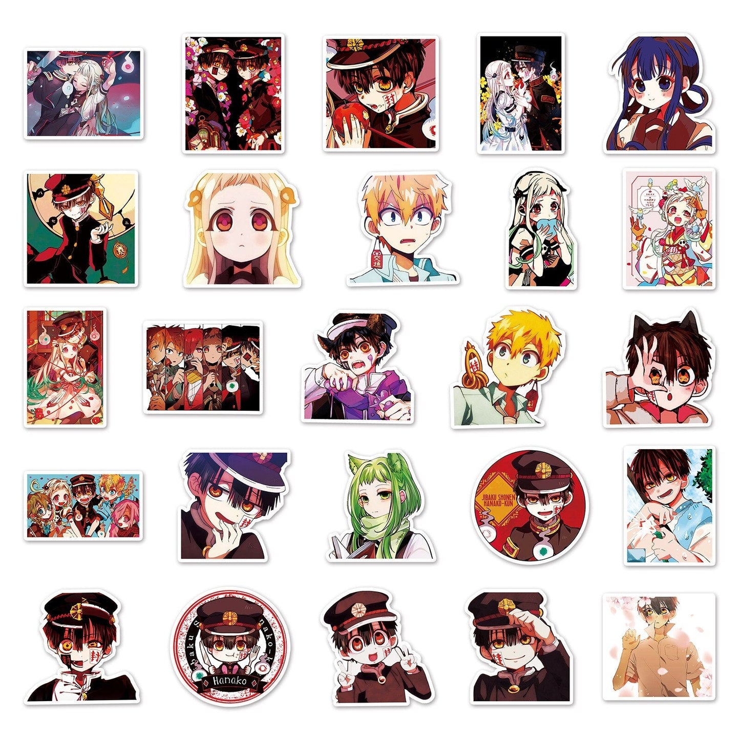 10/30/50PCS Anime Toilet bound Hanako kun Stickers Graffiti Decal Decoration DIY Suitcase Helmet Wall Laptop Sticker Classic Toy