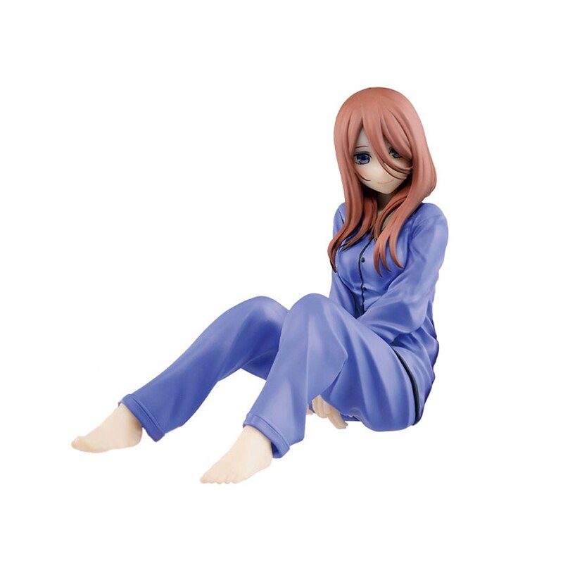 11-22CM Anime Figure The Quintessential Quintuplets Nino Pillow Sitting Position Pajamas Model Dolls Toy Gift Collect Box PVC