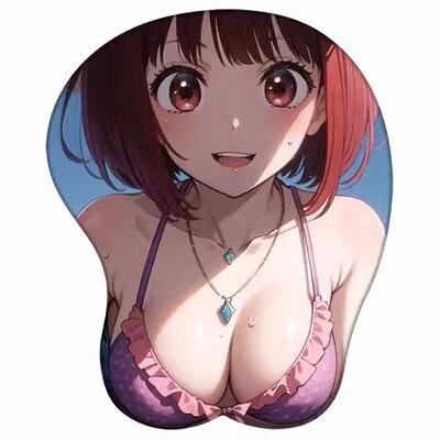 Anime OSHI NO KO Hoshino Ai Figure 3d Girl Soft Gel Gaming Mouse Pad Mousepad Wrist Rest 4776 Gifts Man Toy