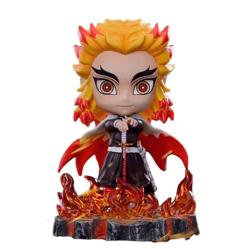 Demon Slayer Anime Figure Kimetsu No Yaiba GK Rengoku Kyoujurou Kamado Nezuko Tomioka Giyuu Action Figure PVC Model Toys Gifts