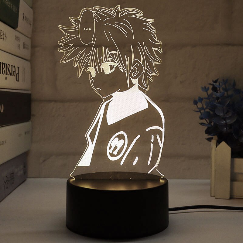 Hunter X Hunter 3D Led Night Light Model Toys Kurapika Figures Children Bed Room Decor Birthday&amp;Christmas Gifts for Kids