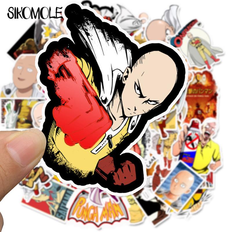 10/30/49PCS Japanese Anime ONE PUNCH-MAN Stickers For Car Laptop Phone Skateboard Motorcycle Bicycle Cartoon Graffiti Sticker F5