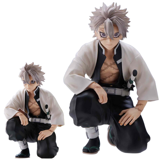 Pre-sale Demon Slayer Shinazugawa Sanemi Pillar Meeting Anime Figure Pvc Model Toy Desktop ornaments Cartoon Model Collectibles