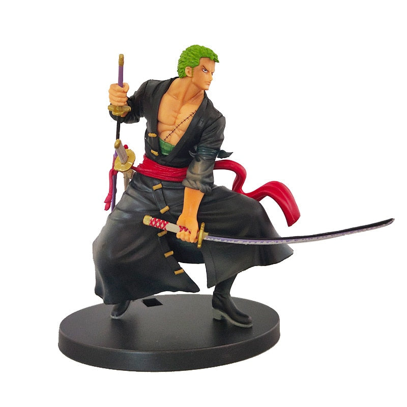 15cm One Piece Anime Figures Roronoa Zoro Katana Sword Weapon PVC Action Figure Collection Model Doll Ornaments Toys Kids Gifts