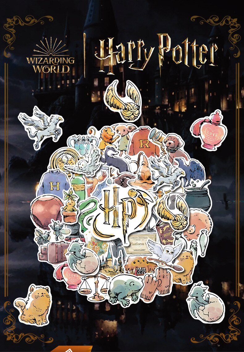 50pcs Harry potter cute stickers | Hogwarts Legacy stickers | The Wizarding world harry potter stickers