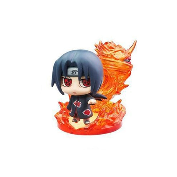 Naruto Anime Figures cute Version 5-6 cm | Kawaii Sasuke Itachi Kakashi Gaara Jiraiya Figures Toys Doll