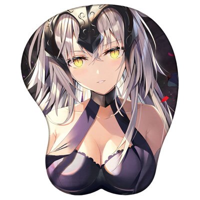 Anime FGO Fate Grand Order Saber  Figure 3d Girl Soft Gel Gaming Mouse Pad Mousepad Wrist Rest 4777 Gifts Man Toy